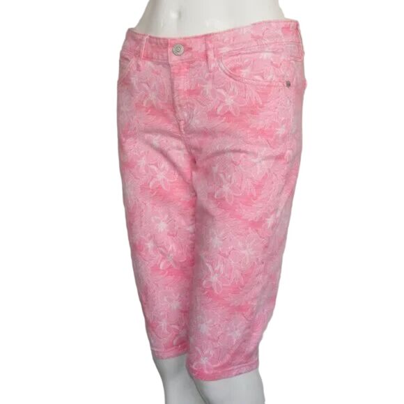 TOMMY BAHAMA Bermuda Shorts, 28, Pink Floral, Boardwalk, Knee length, Pockets - Picture 5 of 14